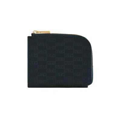 Pre-owned Kith Monogram Vachetta Zip Wallet 'equestrian' | Green | Men's Size Onesize