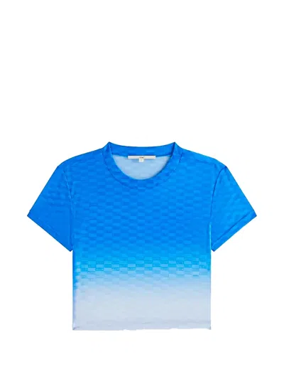 Kith Monogram-mesh T-shirt In Black