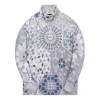 Kith Moroccan Tile Quarter Zip 'canvas' In Multi