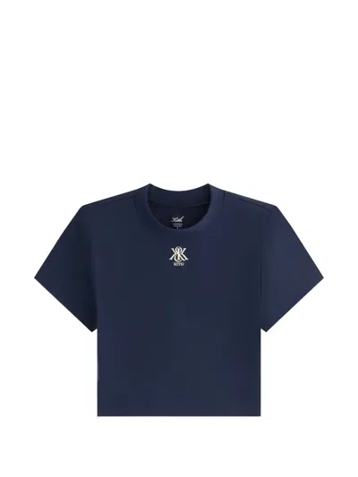 Kith Mulberry Ii Logo-print T-shirt In Blue