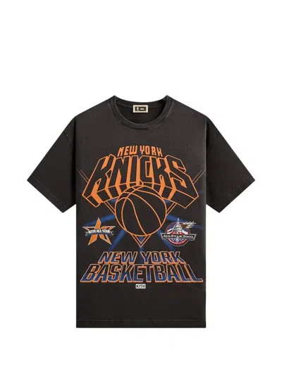 Kith Nba All-star New York Knicks Graphic T-shirt In Black