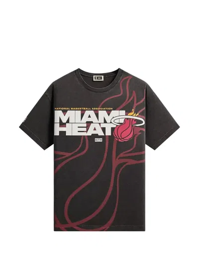 Kith Nba All-star Miami Heat T-shirt In Black