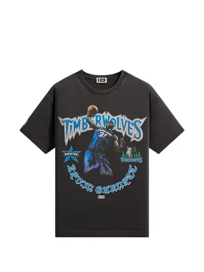 Kith Nba Minnesota Timberwolves Cotton T-shirt In Brown