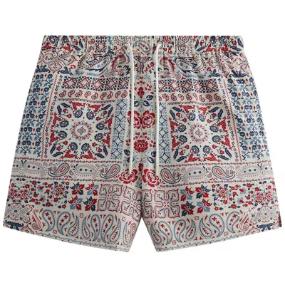 Pre-owned Kith Needlepoint Print Active Short 'sandrift' | Multi-color | Men's Size L