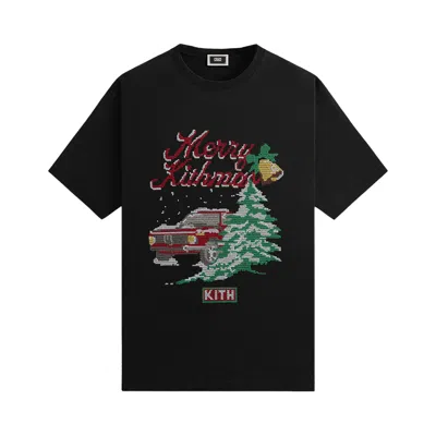 Pre-owned Kith Needlepoint Tee 'black' | Men's Size M