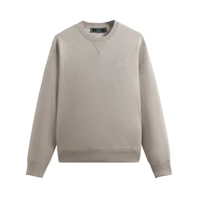 Pre-owned Kith Nelson Crewneck 'almond Heather' | Grey | Men's Size Xs In Gray
