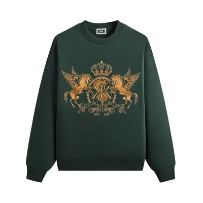 Pre-owned Kith Nelson Crewneck 'stadium' | Green | Men's Size Xxl