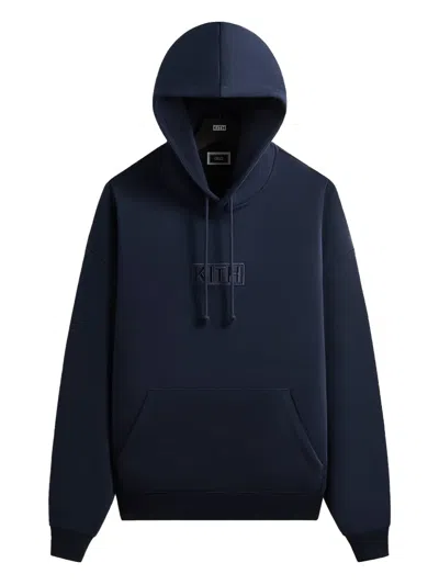 Kith Nelson Logo Hoodie In Blue