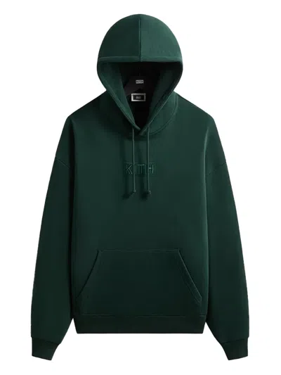 Kith Nelson Logo Hoodie In Green