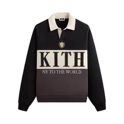 Pre-owned Kith Nelson Rugby Pullover  'black' | Men's Size Xs
