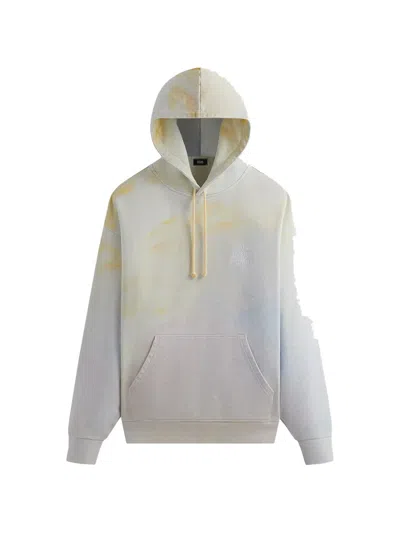 Kith Nelson Tie-dye Hoodie In White