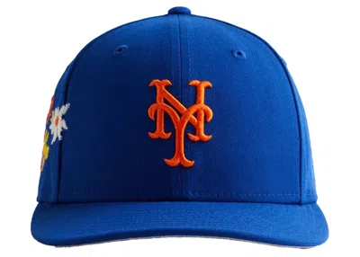 Pre-owned Kith New Era Mets Floral 59 Fifty Low Profile Hat In Current