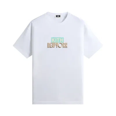 Pre-owned Kith New York City Classic Logo Tee 'white' | Men's Size L