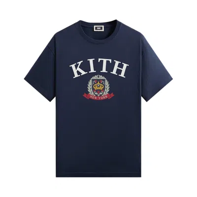 Pre-owned Kith New York Crest Tee 'nocturnal' | Black | Men's Size M