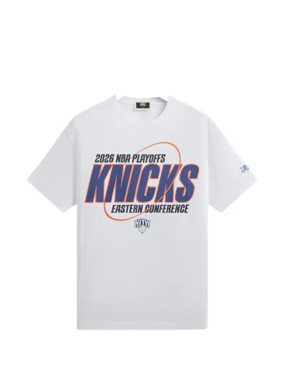 Kith New York Knicks 2026 Playoffs T-shirt In White