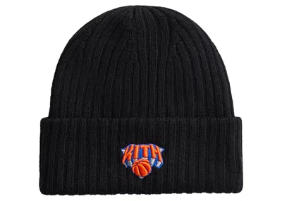 Pre-owned Kith New York Knicks Beanie In Black