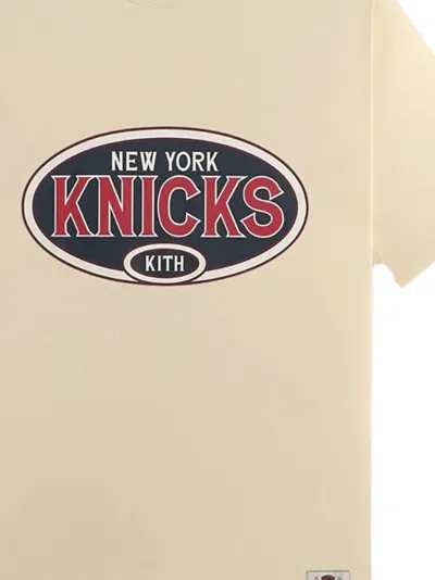 Kith New York Knicks Jones Round-neck T-shirt In Neutral