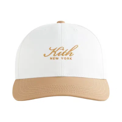 Pre-owned Kith New York Script Greenwich Cap 'highland' | White | Kid's Size Onesize