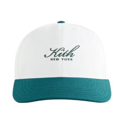 Pre-owned Kith New York Script Greenwich Cap 'reign' | White | Kid's Size Onesize