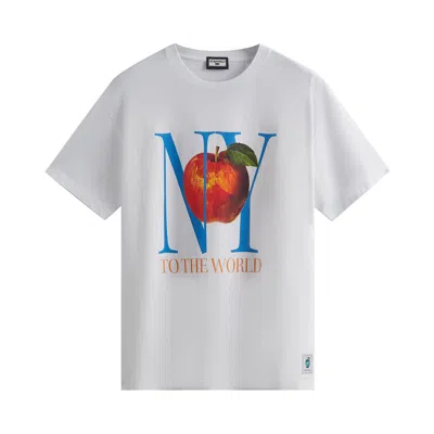 Pre-owned Kith New York To The World Vintage Tee 'white' | Men's Size M