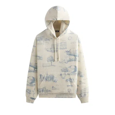Pre-owned Kith New York Toile Nelson Hoodie 'sandrift' | Cream | Men's Size L In White