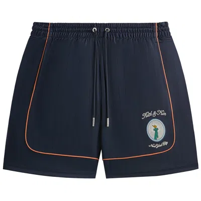 Pre-owned Kith New York Wesley Soccer Short 'nocturnal' | Blue | Men's Size M