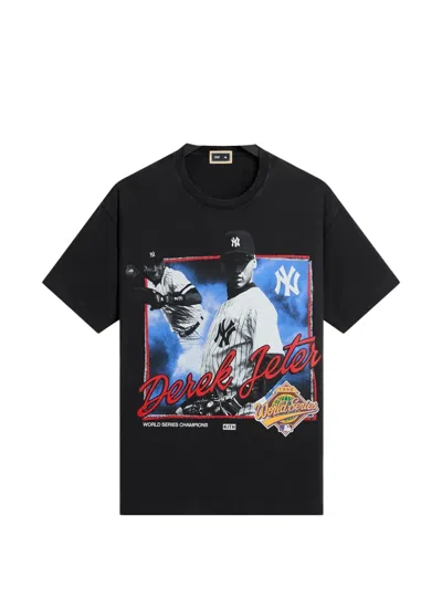 Kith New York Yankees Derek Jeter T-shirt In Animal Print