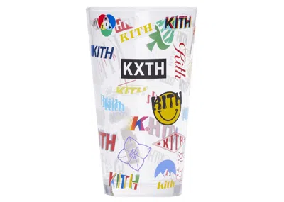 Pre-owned Kith Novelty Logo Glass In Black