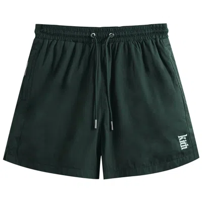 Pre-owned Kith Nylon Active Short 'reign' In Green