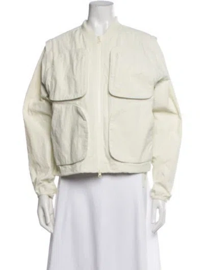 Pre-owned Kith Nylon Bomber Jacket In Neutral