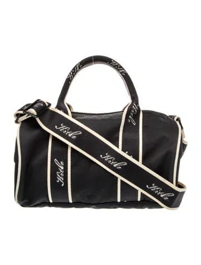 Pre-owned Kith Nylon Crossbody Bag In Black