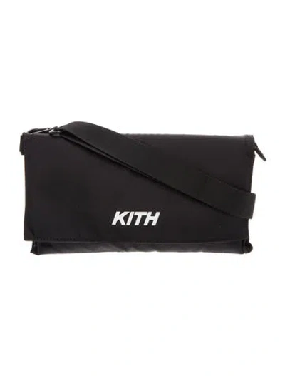 Pre-owned Kith Nylon Crossbody Bag In Black