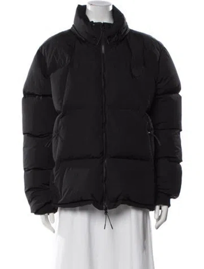 Pre-owned Kith Nylon Down Jacket In Gray