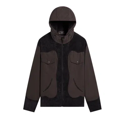 Pre-owned Kith Nylon Faille Austin Jacket 'kindling' | Brown | Men's Size Xxl
