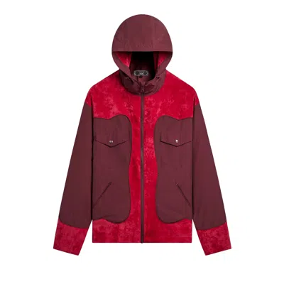 Pre-owned Kith Nylon Faille Austin Jacket 'magma' | Red | Men's Size L