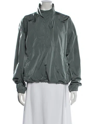 Pre-owned Kith Nylon Jacket In Green