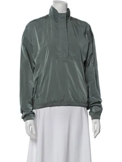 Pre-owned Kith Nylon Jacket In Green