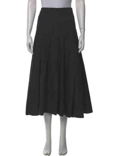 Pre-owned Kith Nylon Midi Length Skirt W/ Tags In Gray