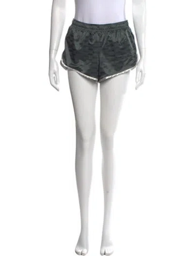 Pre-owned Kith Nylon Mini Shorts In Green