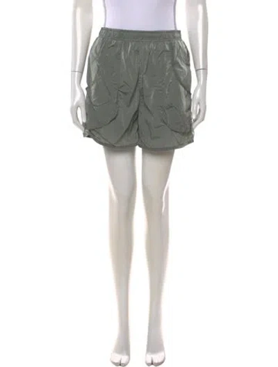 Pre-owned Kith Nylon Mini Shorts In Green