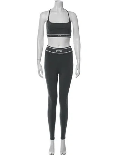 Pre-owned Kith Nylon Pant Set In Gray