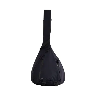 Pre-owned Kith Nylon Ripstop Sling Backpack 'black' | Men's Size Onesize