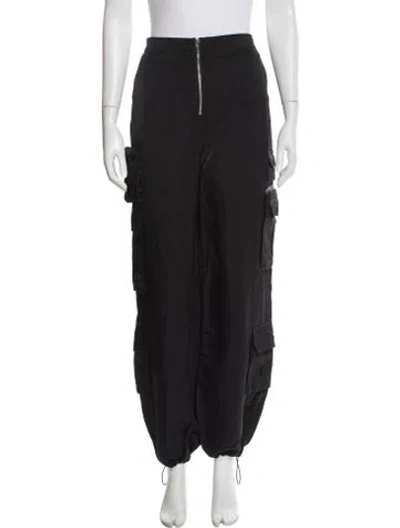 Pre-owned Kith Nylon Straight Leg Pants In Black