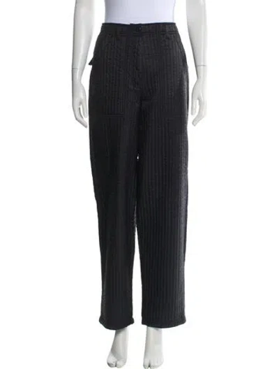 Pre-owned Kith Nylon Straight Leg Pants W/ Tags In Gray