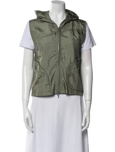 Pre-owned Kith Nylon Vest W/ Tags In Green