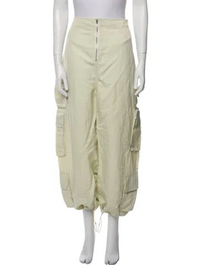 Pre-owned Kith Nylon Wide Leg Pants In Green