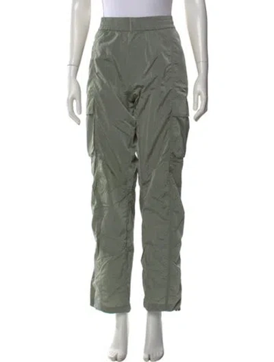 Pre-owned Kith Nylon Wide Leg Pants In Green