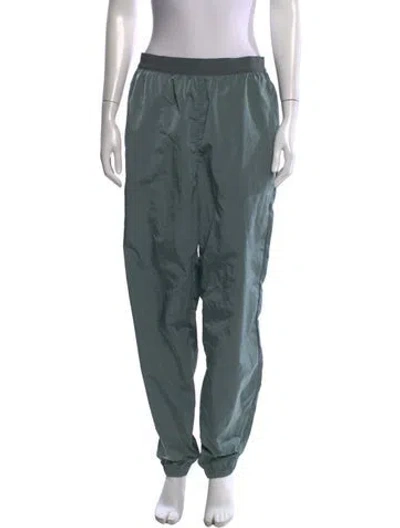 Pre-owned Kith Nylon Wide Leg Pants In Green