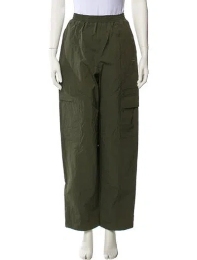 Pre-owned Kith Nylon Wide Leg Pants W/ Tags In Green