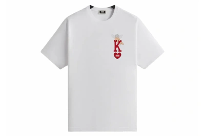 Pre-owned Kith Of Hearts Tee White